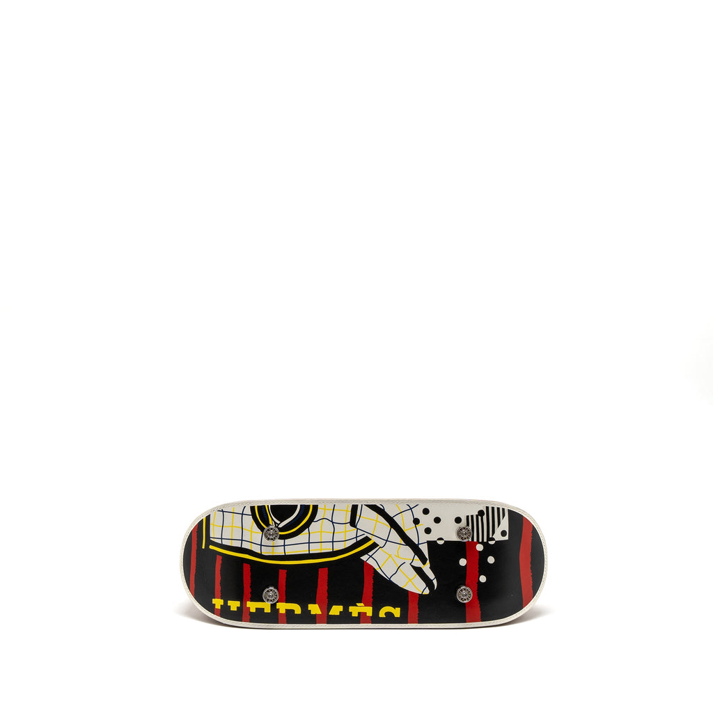 HERMES BOLIDE SKATEBOARD 31 TOGO GOLD/NATURAL SABLE/MULTICOLOUR SHW