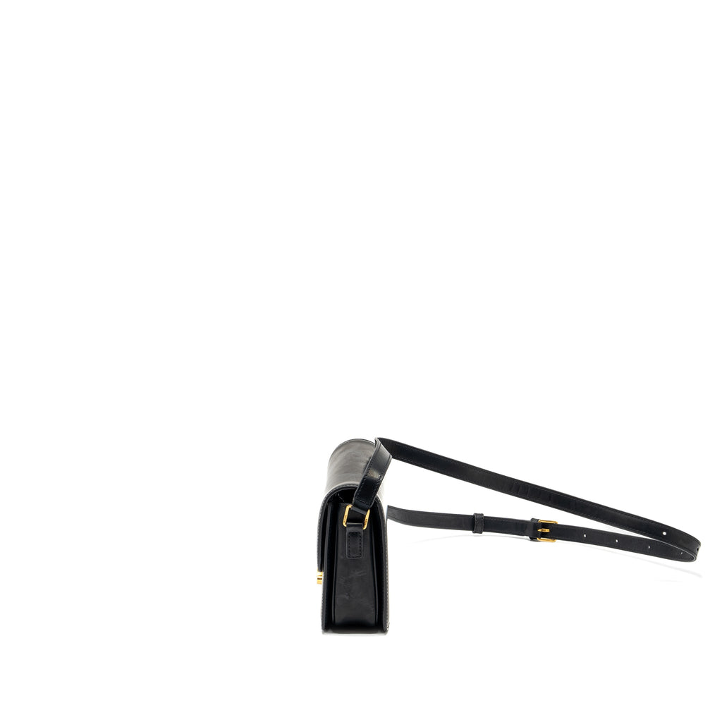 CELINE TEEN TRIOMPHE BAG CALFSKIN BLACK GHW