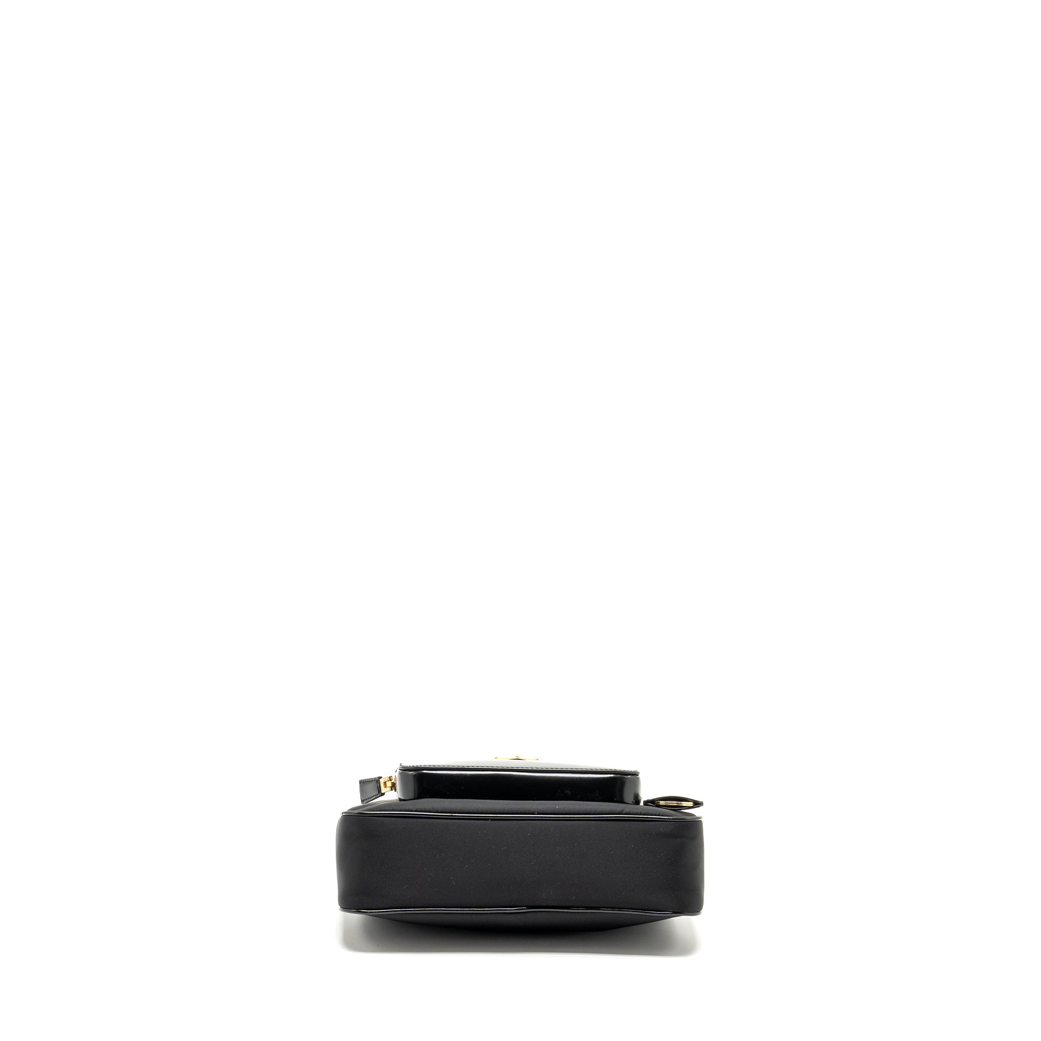 PRADA RE-NYLON MINI BAG NYLON/ CALFSKIN BLACK GHW