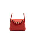 HERMES LINDY 26 CLEMENCE ROUGE TOMATE GHW