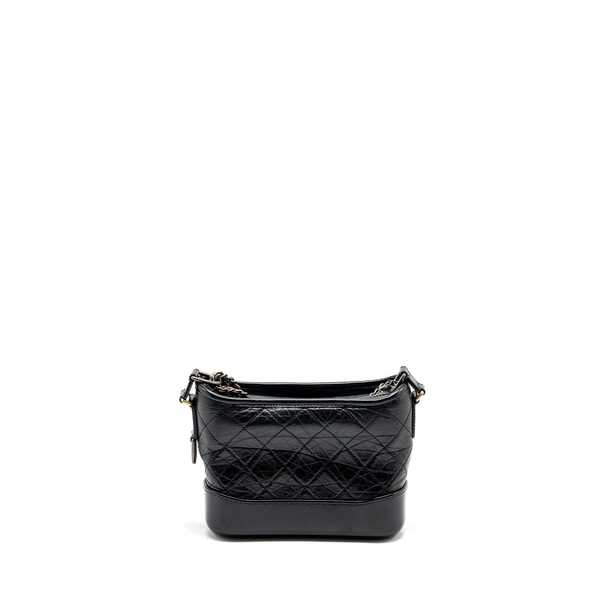 CHANEL SMALL GABRIELLE HOBO BAG CALFSKIN BLACK MULTICOLOUR HARDWARE