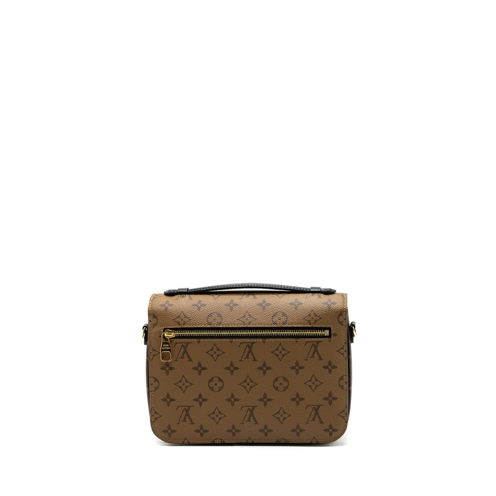 LOUIS VUITTON POCHETTE MÉTIS MONOGRAM REVERSE CANVAS GHW
