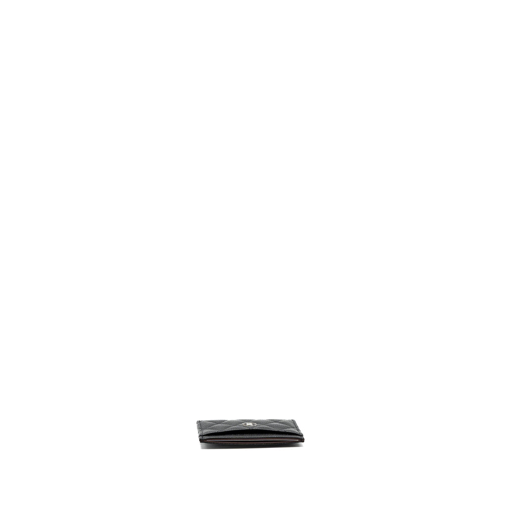 CHANEL CLASSIC CARD HOLDER CAVIAR BLACK SHW