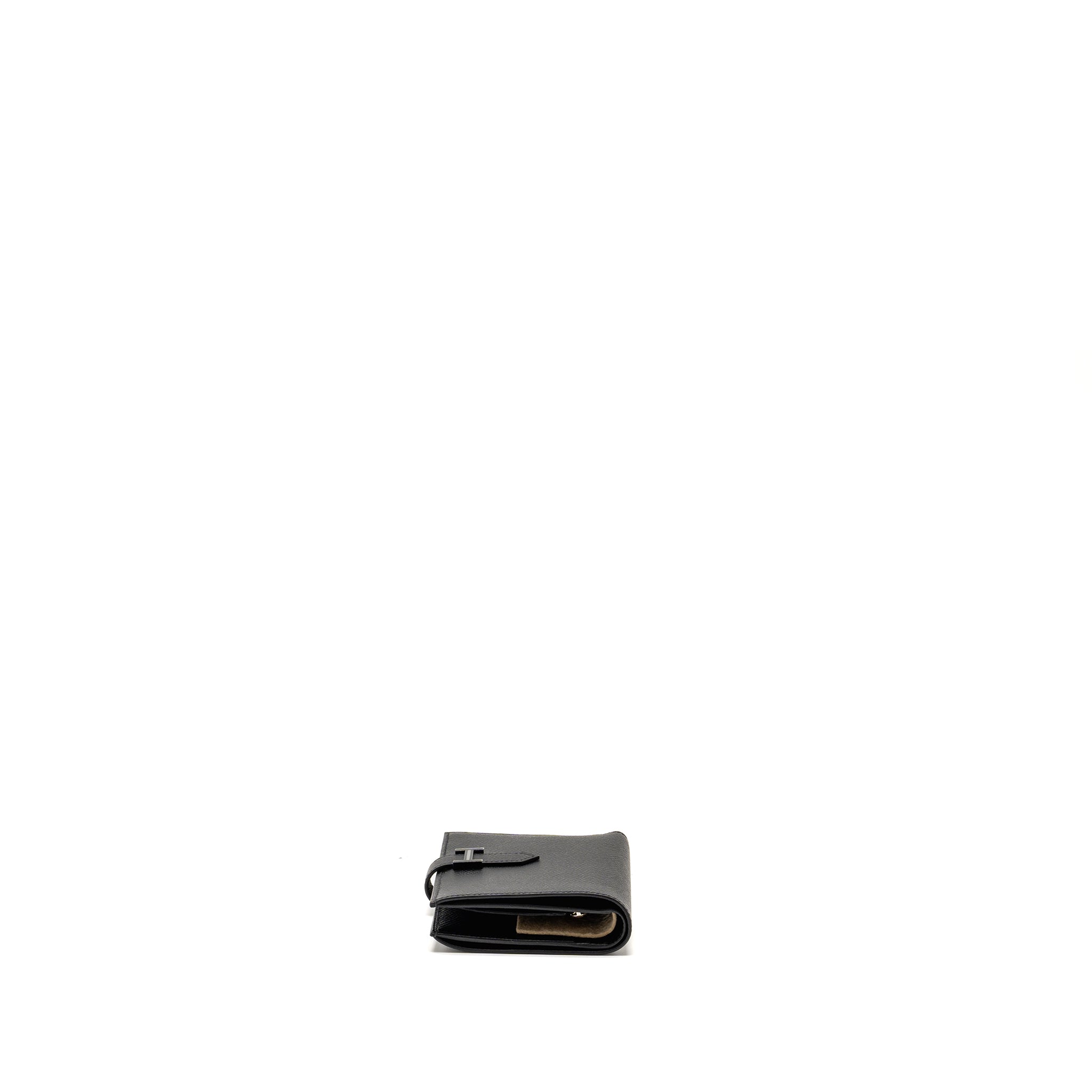 HERMES BEARN COMPACT WALLET EPSOM SO BLACK