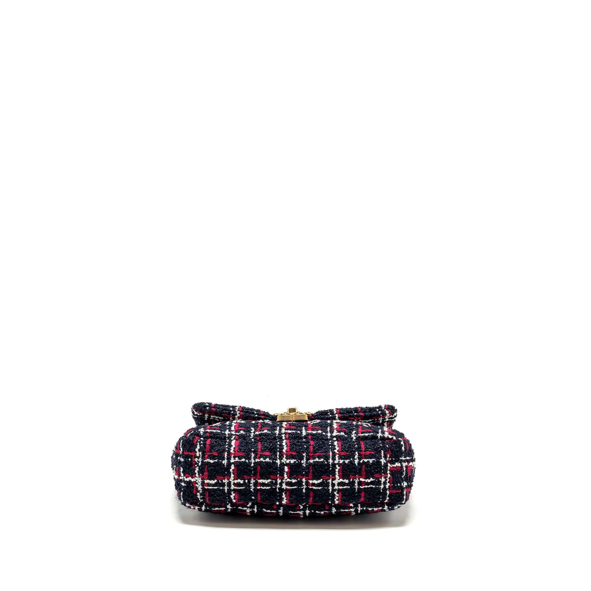 CHANEL SMALL 19 BAG TWEED MULTICOLOUR WITH MULTICOLOUR HARDWARE