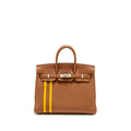 HERMES BIRKIN 25 OFFICER TOGO/SWIFT GOLD/AMBRE SHW