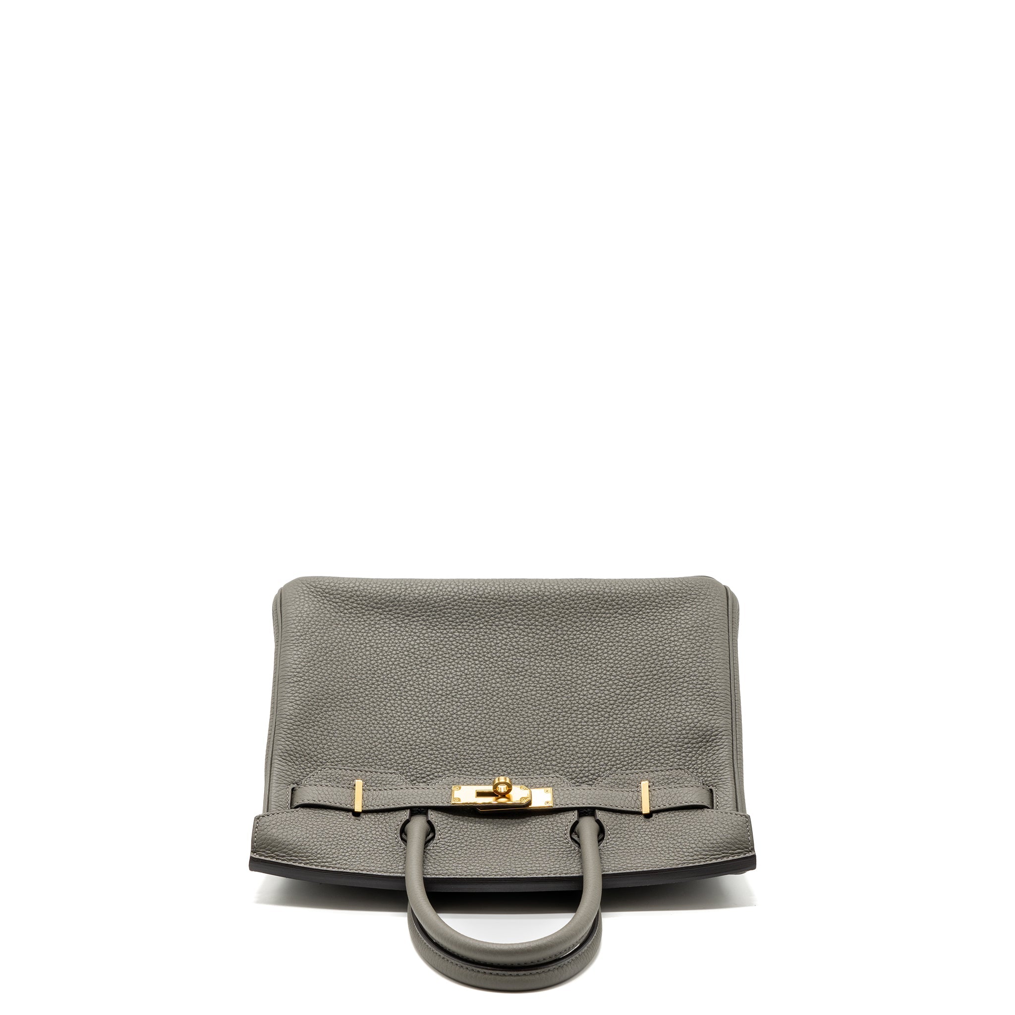 HERMES BIRKIN 30 CLEMENCE GRIS MEYER GHW