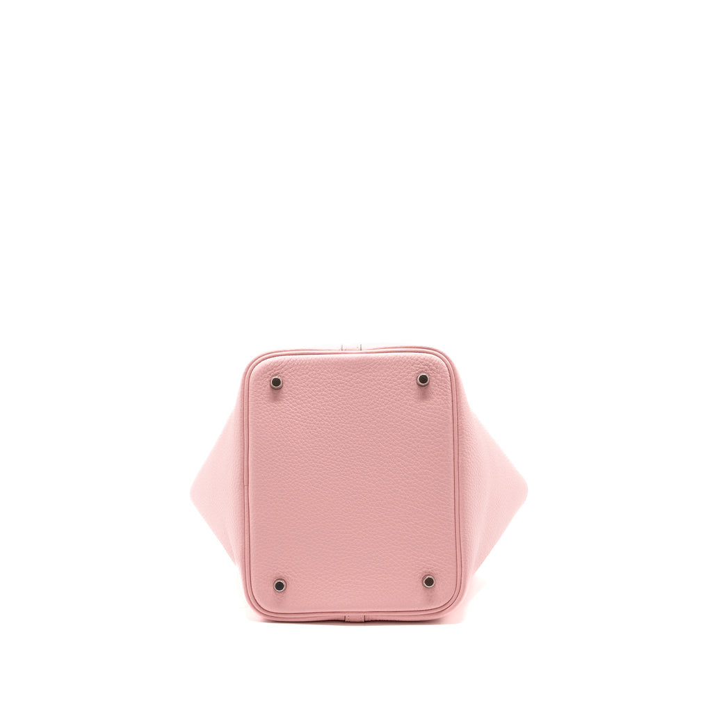 HERMES PICOTIN 22 LOCK BAG CLEMENCE ROSE SAKURA SHW