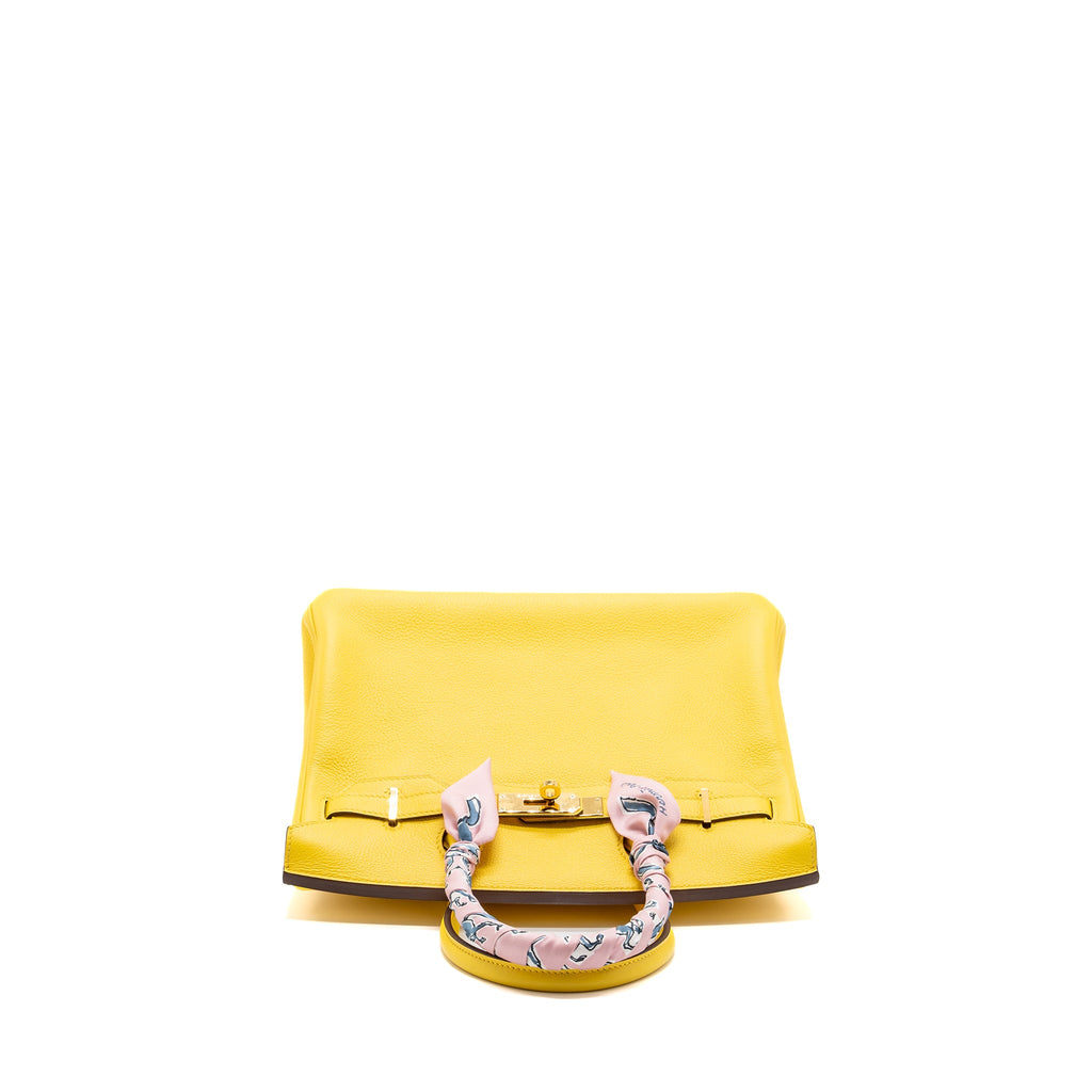 HERMES BIRKIN 30 TAURILLON NOVILLO JAUNE DE NAPLES GHW