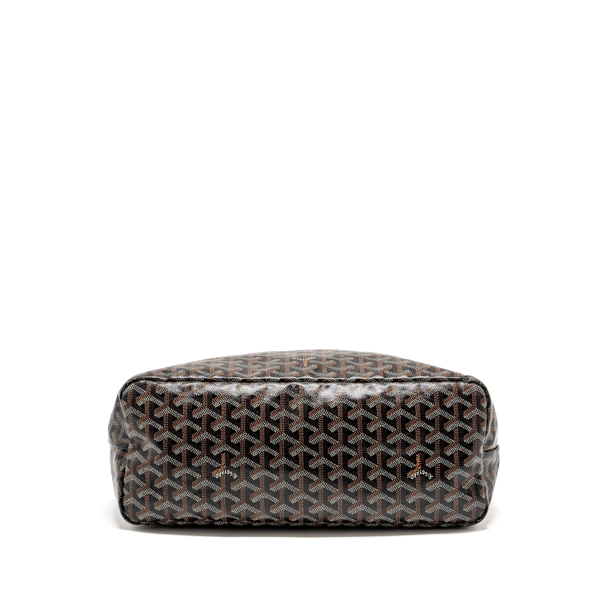 GOYARD BOHEME HOBO BAG GOYARDINE CANVAS / CALFSKIN BLACK SHW