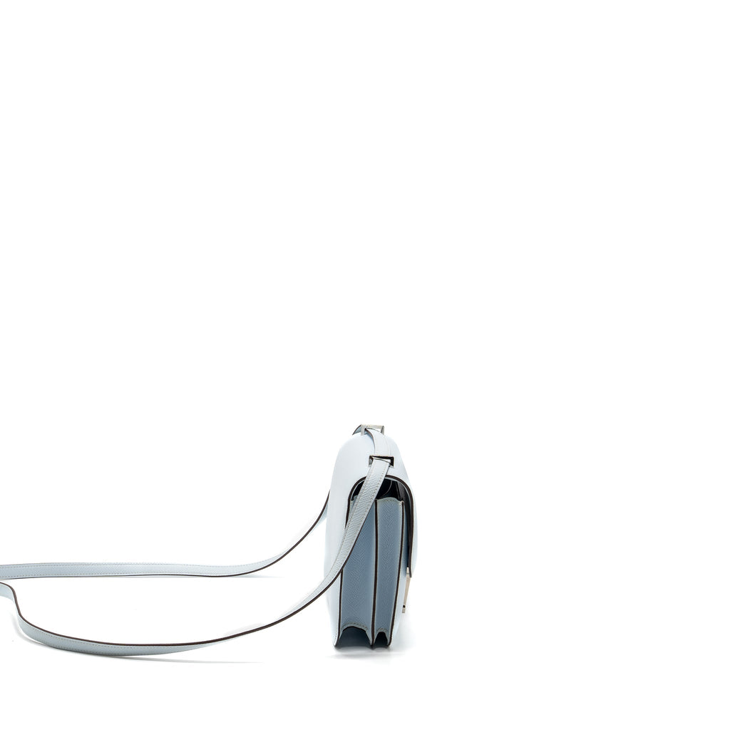 HERMES MINI CONSTANCE EPSOM BLUE BRUME SHW
