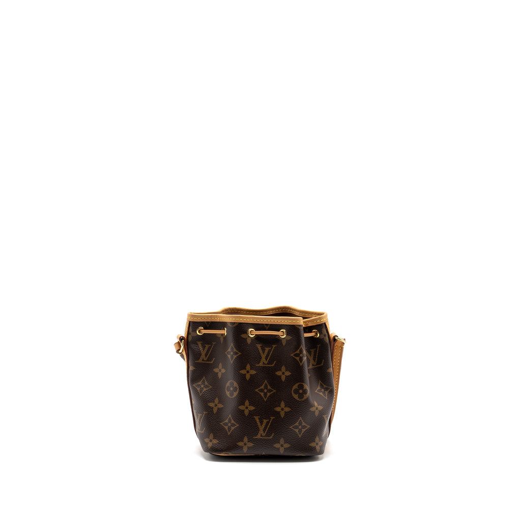 LOUIS VUITTON NANO NOE MONOGRAM CANVAS GHW