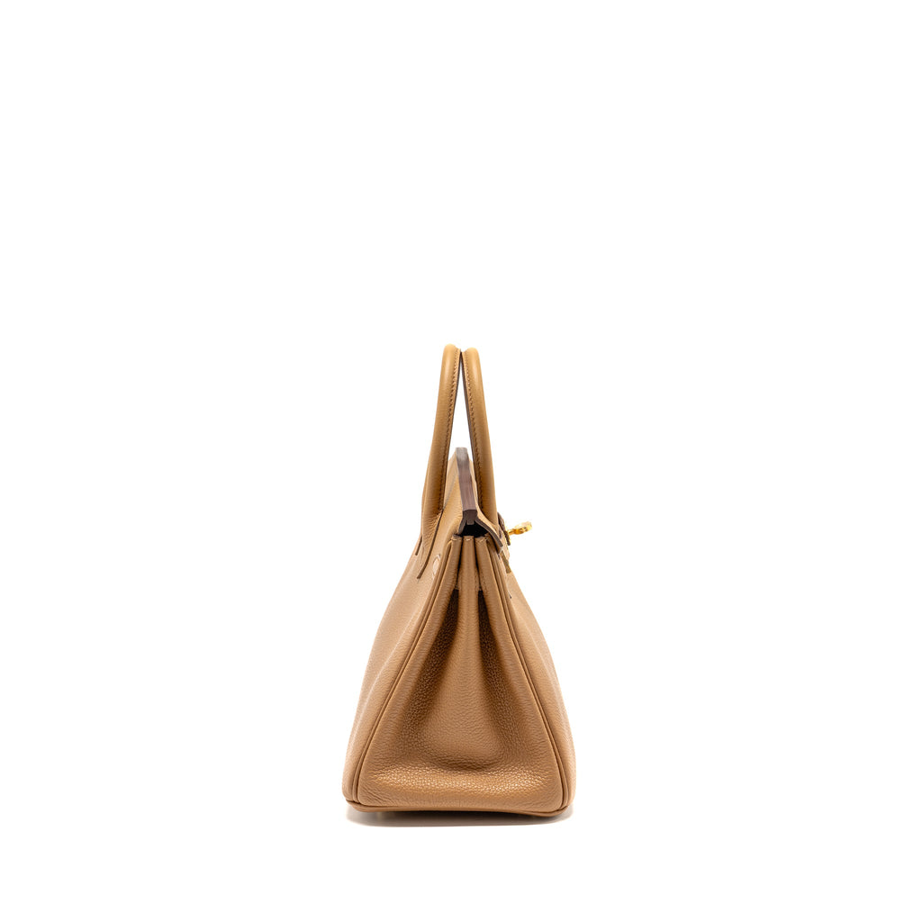 HERMES BIRKIN 25 TOGO BISCUIT GHW