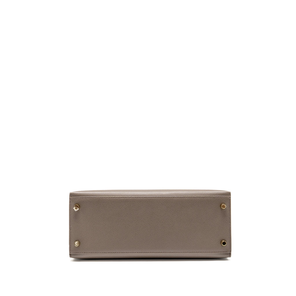 HERMES KELLY 28 EPSOM GRIS ETAIN GHW