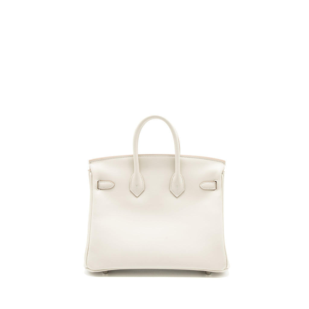 HERMES BIRKIN 25 JONATHAN 80 GRIS PERLE SHW
