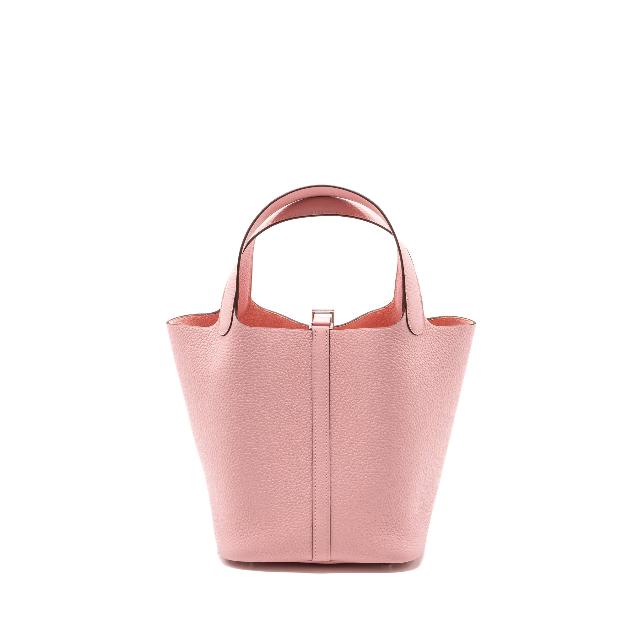 HERMES PICOTIN 22 LOCK BAG CLEMENCE ROSE SAKURA SHW