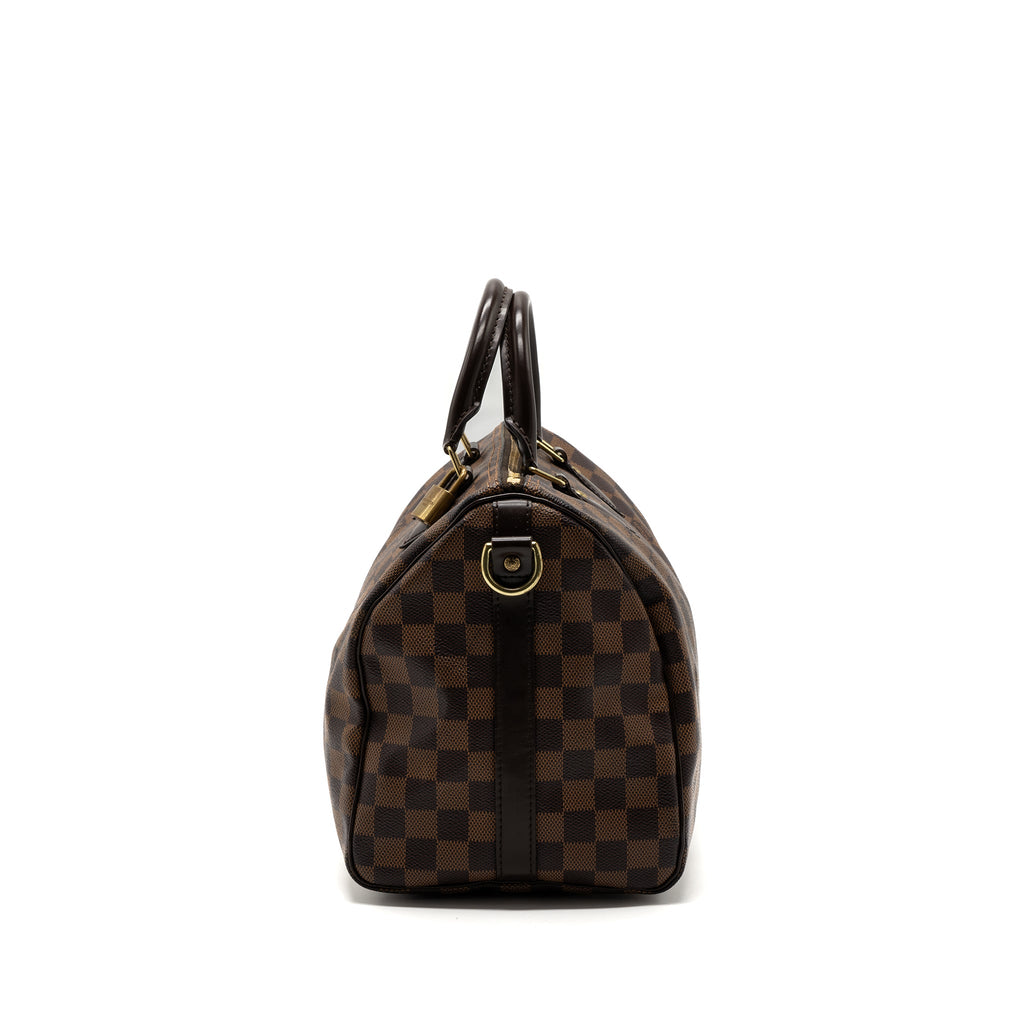 LOUIS VUITTON SPEEDY BANDOULIERE 30 DAMIER EBENE GHW