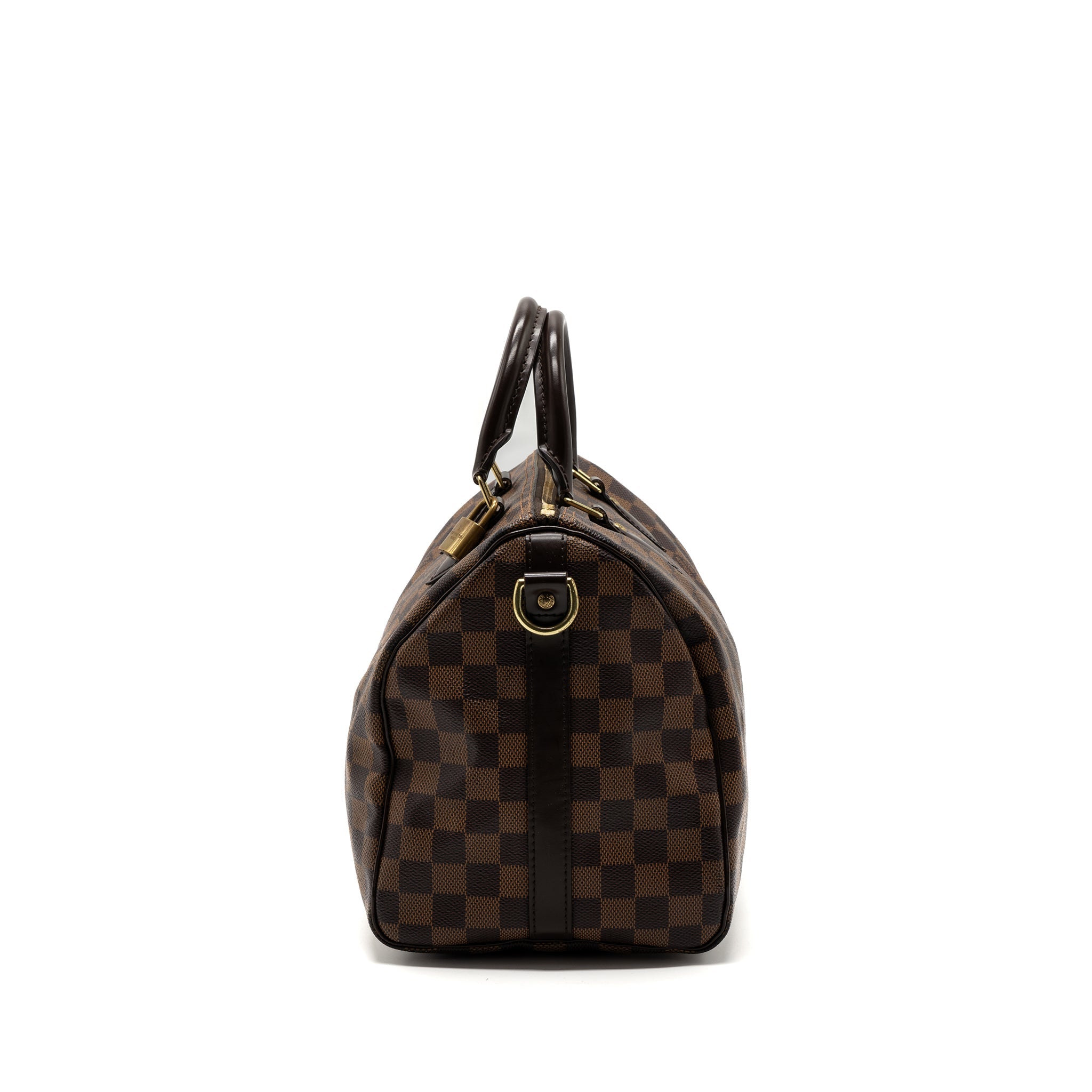 LOUIS VUITTON SPEEDY BANDOULIERE 30 DAMIER EBENE GHW