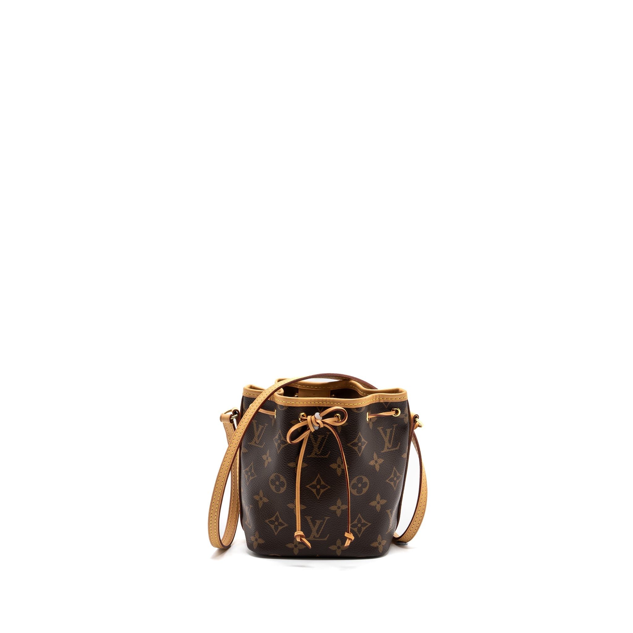 LOUIS VUITTON NANO NOE MONOGRAM CANVAS GHW