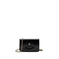 CHANEL 24C 31 WALLET ON CHAIN SHINY CALFSKIN BLACK LGHW (MICROCHIP)