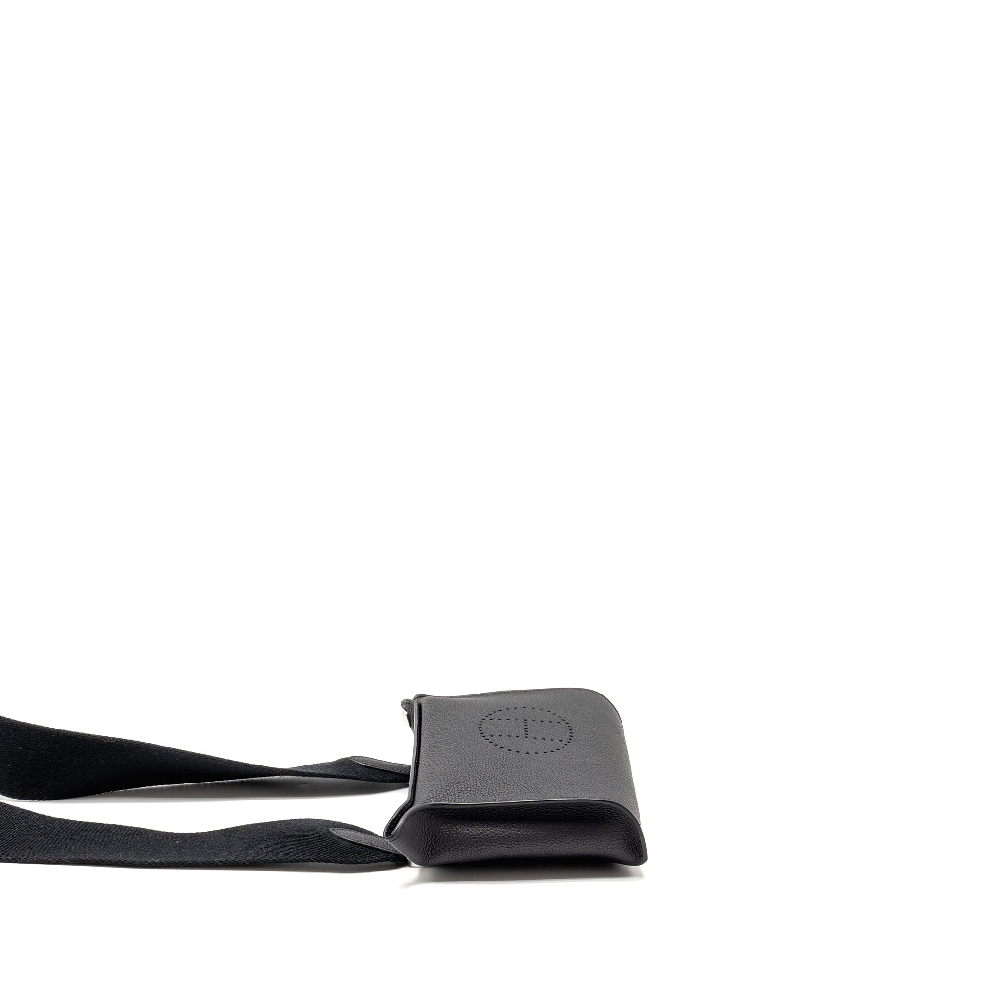 HERMES VIDEPOCHES BAG TOGO BLACK SHW
