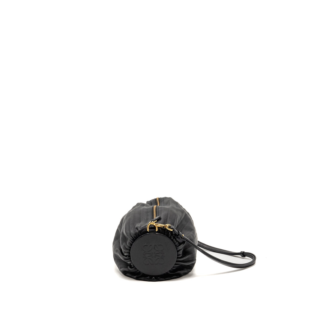 LOEWE BRACELET POUCH LAMBSKIN BLACK GHW