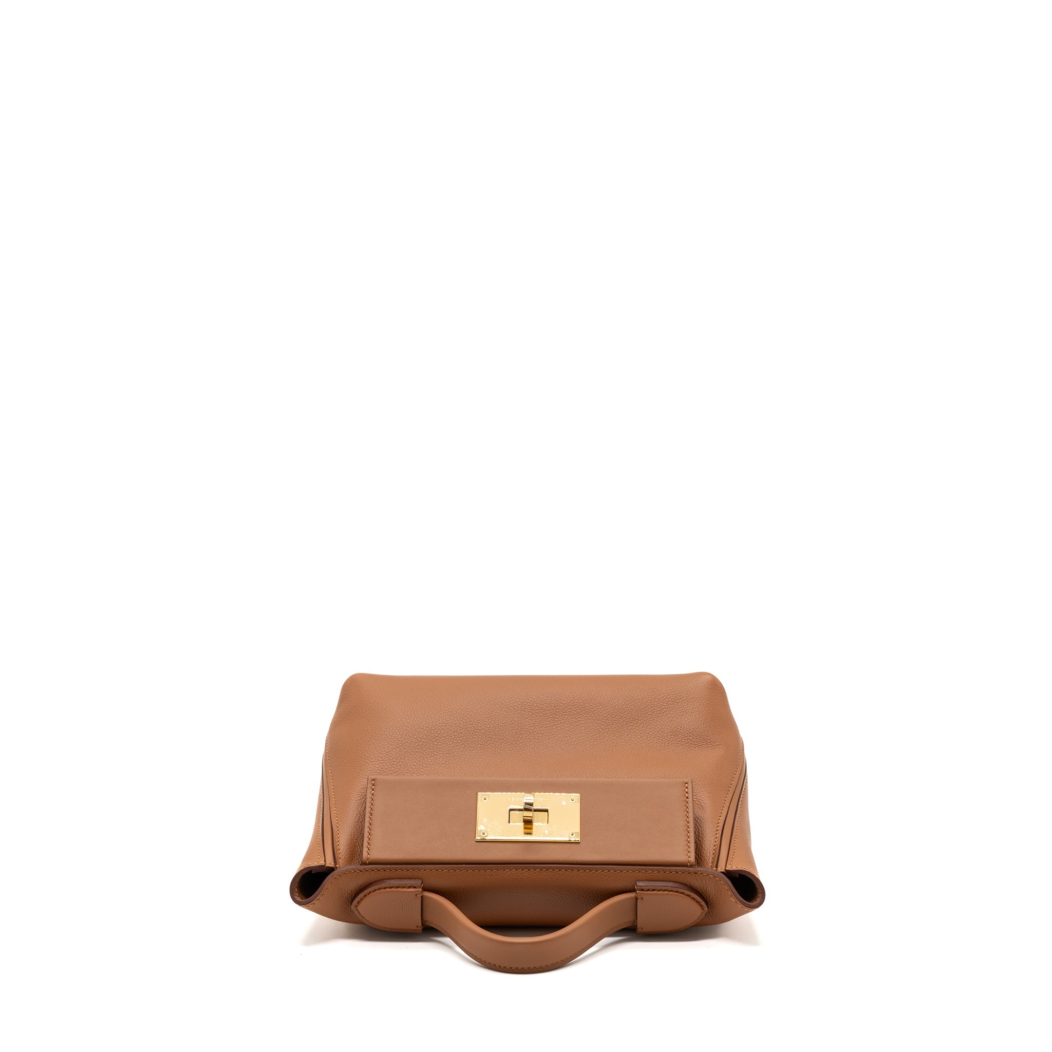 HERMES MINI 24/24 2424-21 BAG EVERCOLOR/ SWIFT GOLD GHW
