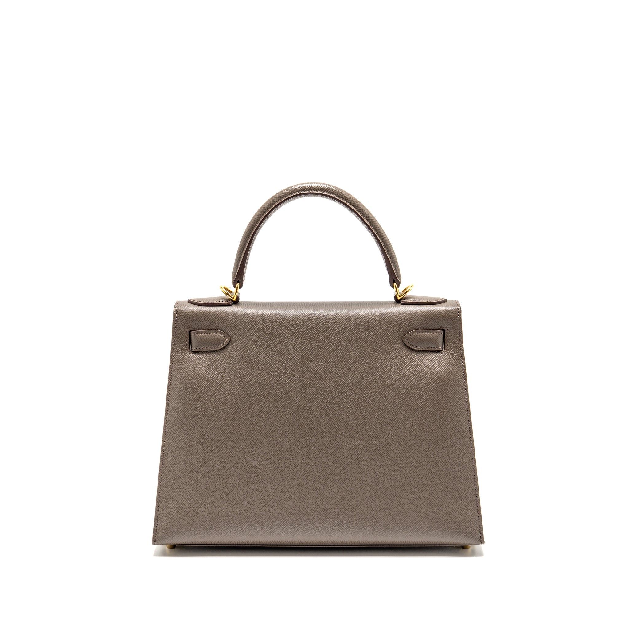 HERMES KELLY 28 EPSOM GRIS ETAIN GHW
