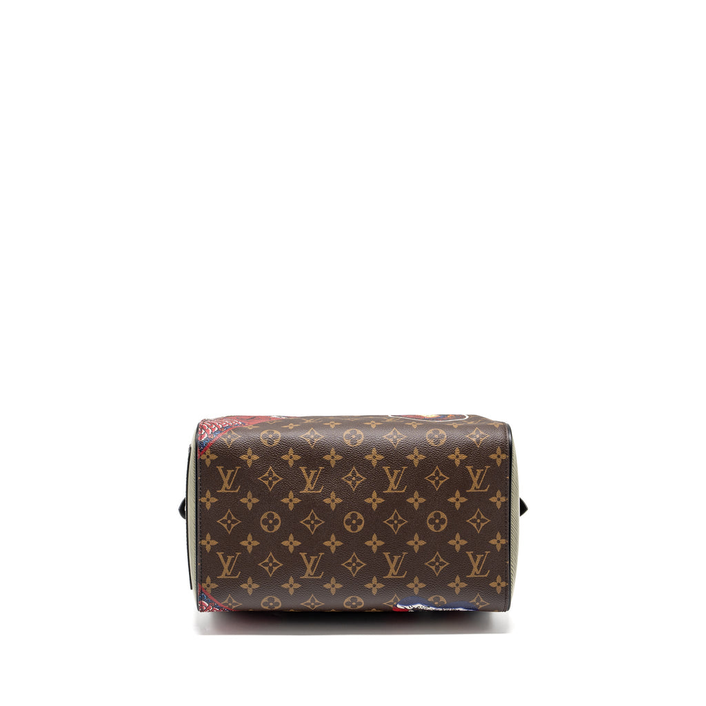 LOUIS VUITTON KABUKI LIMITED EDITION SPEEDY 30 MONOGRAM CANVAS/EPI MULTICOLOUR GHW