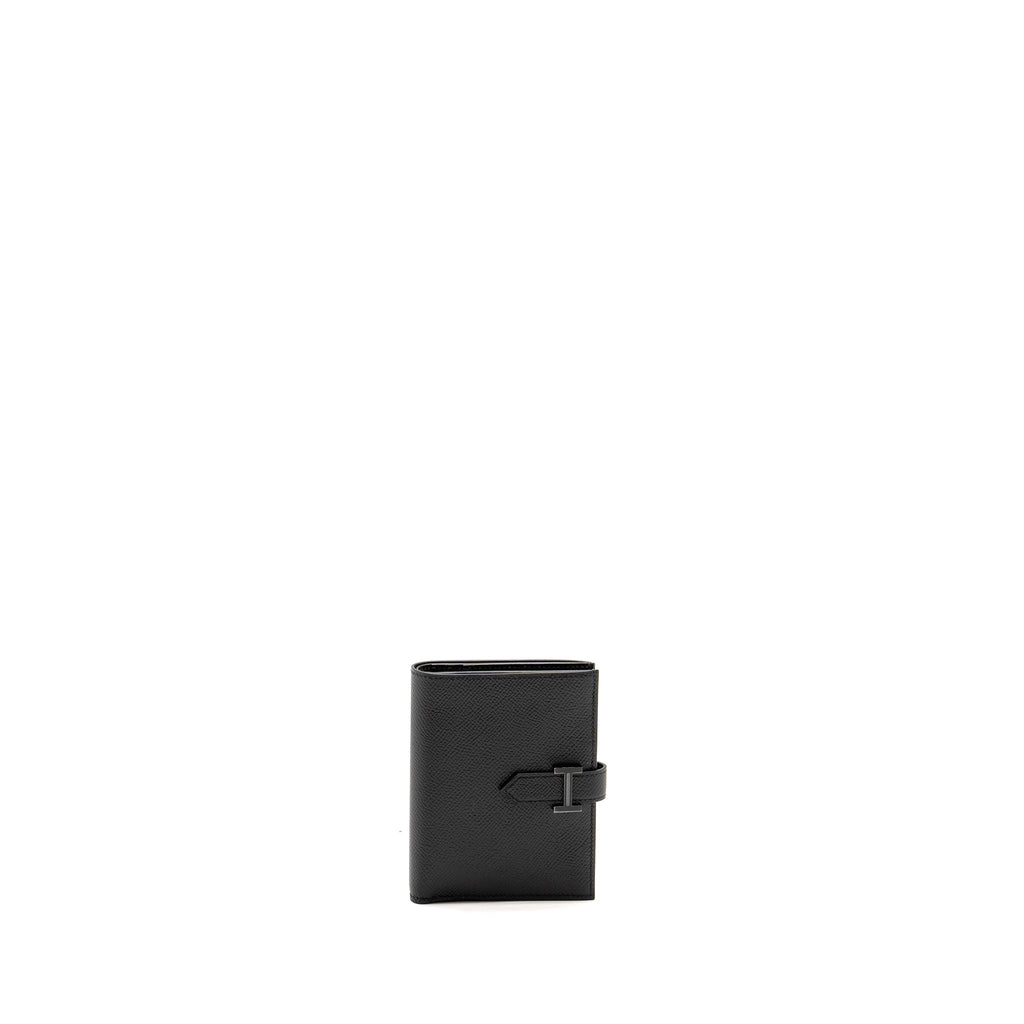 HERMES BEARN COMPACT WALLET EPSOM SO BLACK