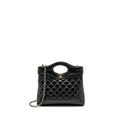 CHANEL 23A MINI 31 BAG CALFSKIN BLACK LGHW (MICROCHIP)