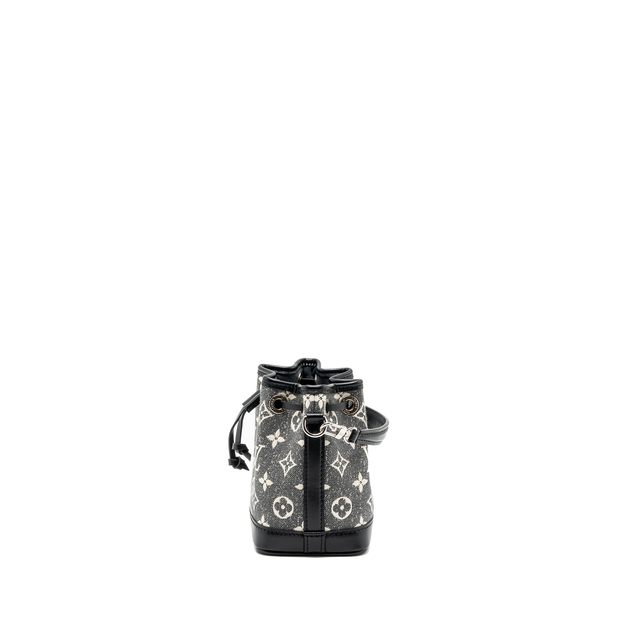 LOUIS VUITTON NANO NOE JACQUARD DENIM BLACK MULTICOLOUR SHW (NEW VERSION)