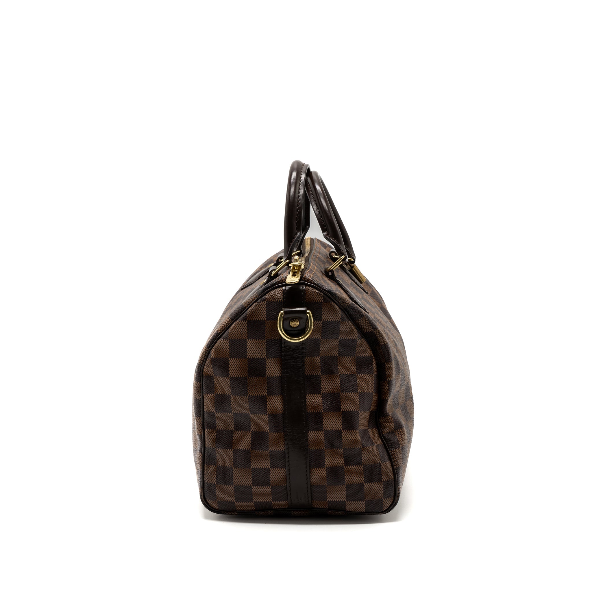 LOUIS VUITTON SPEEDY BANDOULIERE 30 DAMIER EBENE GHW