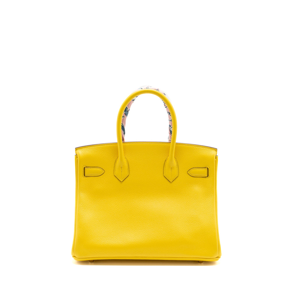 HERMES BIRKIN 30 TAURILLON NOVILLO JAUNE DE NAPLES GHW