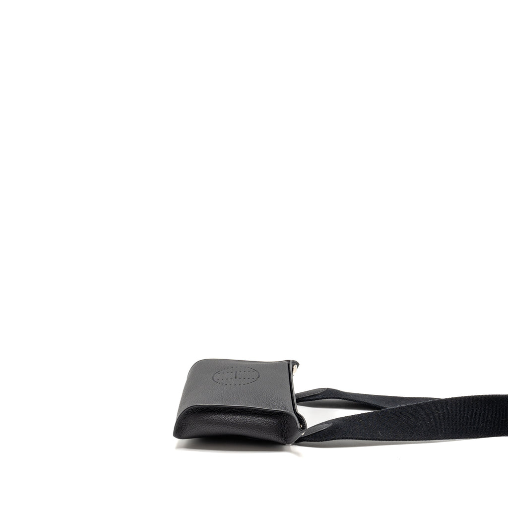 HERMES VIDEPOCHES BAG TOGO BLACK SHW