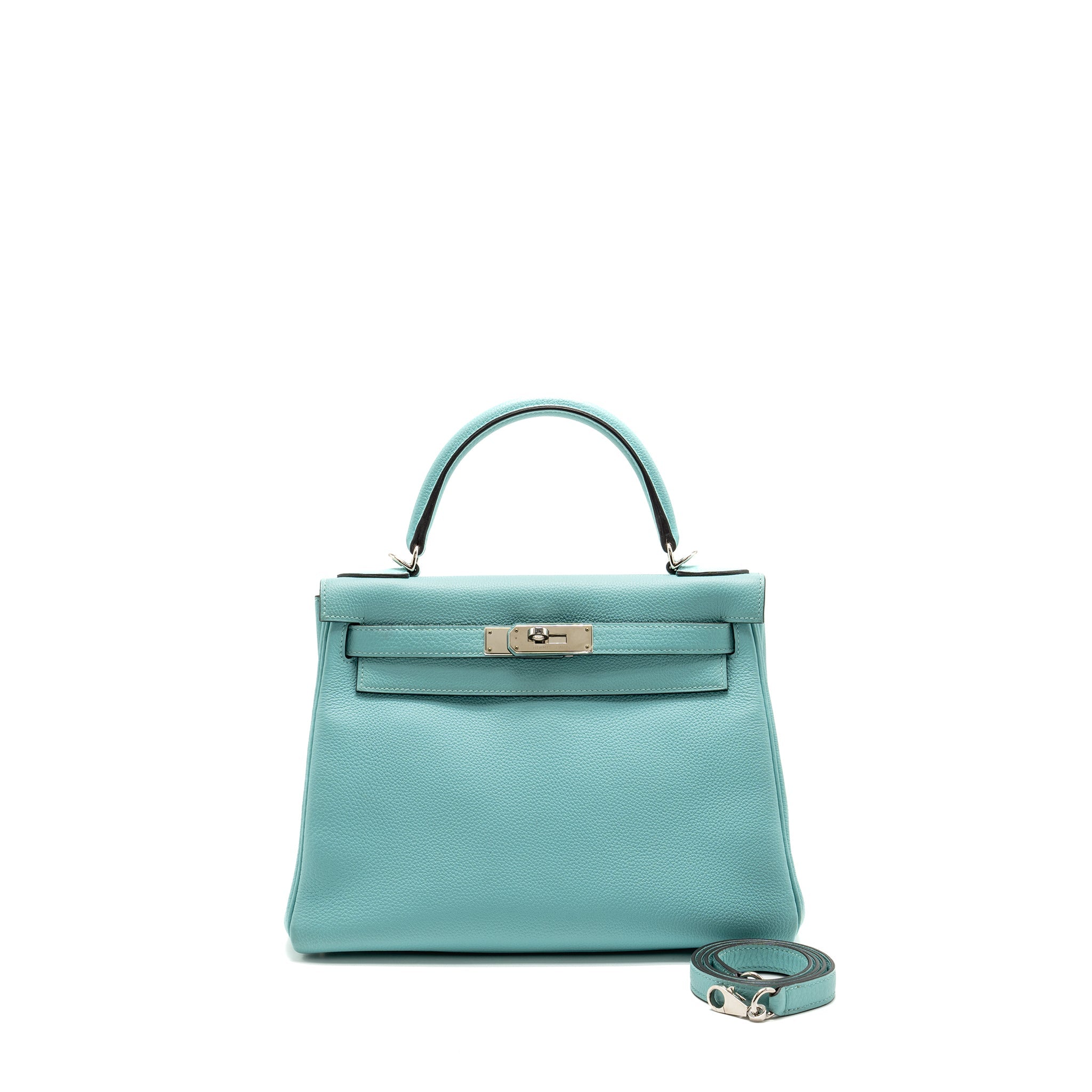 HERMES KELLY 28 TOGO BLUE ATOLL SHW
