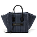CELINE PHANTOM LUGGAGE BAG CANVAS /  LEATHER DARK BLUE / BLACK GHW