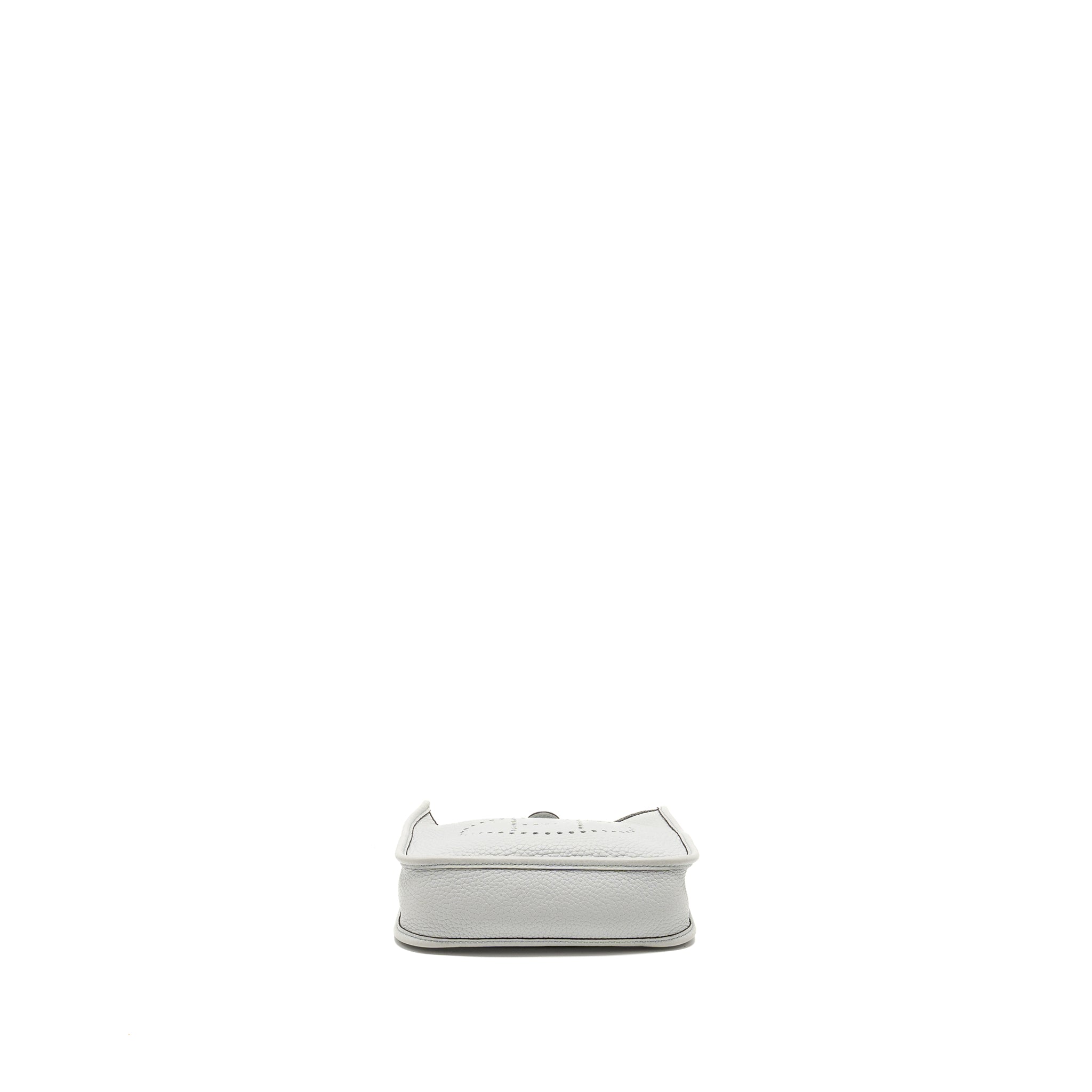 HERMES MINI EVELYNE CLEMENCE BLUE PALE SHW