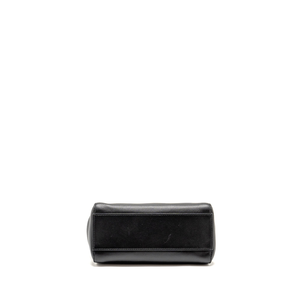FENDI MINI PEEKABOO LAMBSKIN BLACK GHW