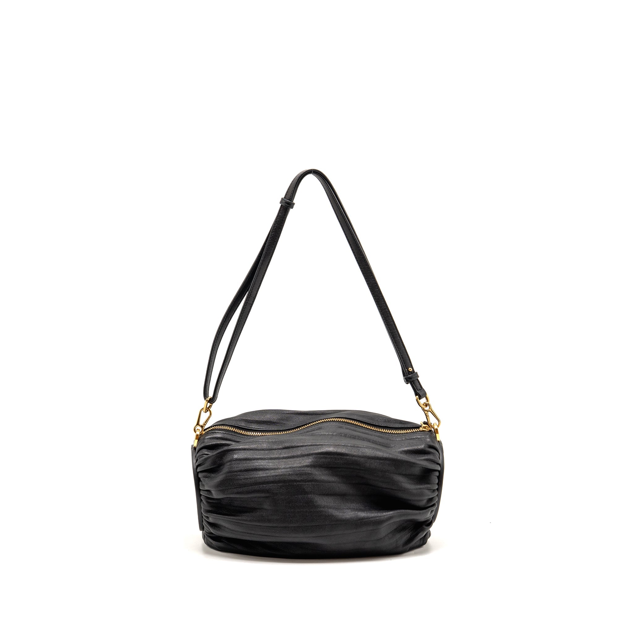 LOEWE BRACELET POUCH LAMBSKIN BLACK GHW