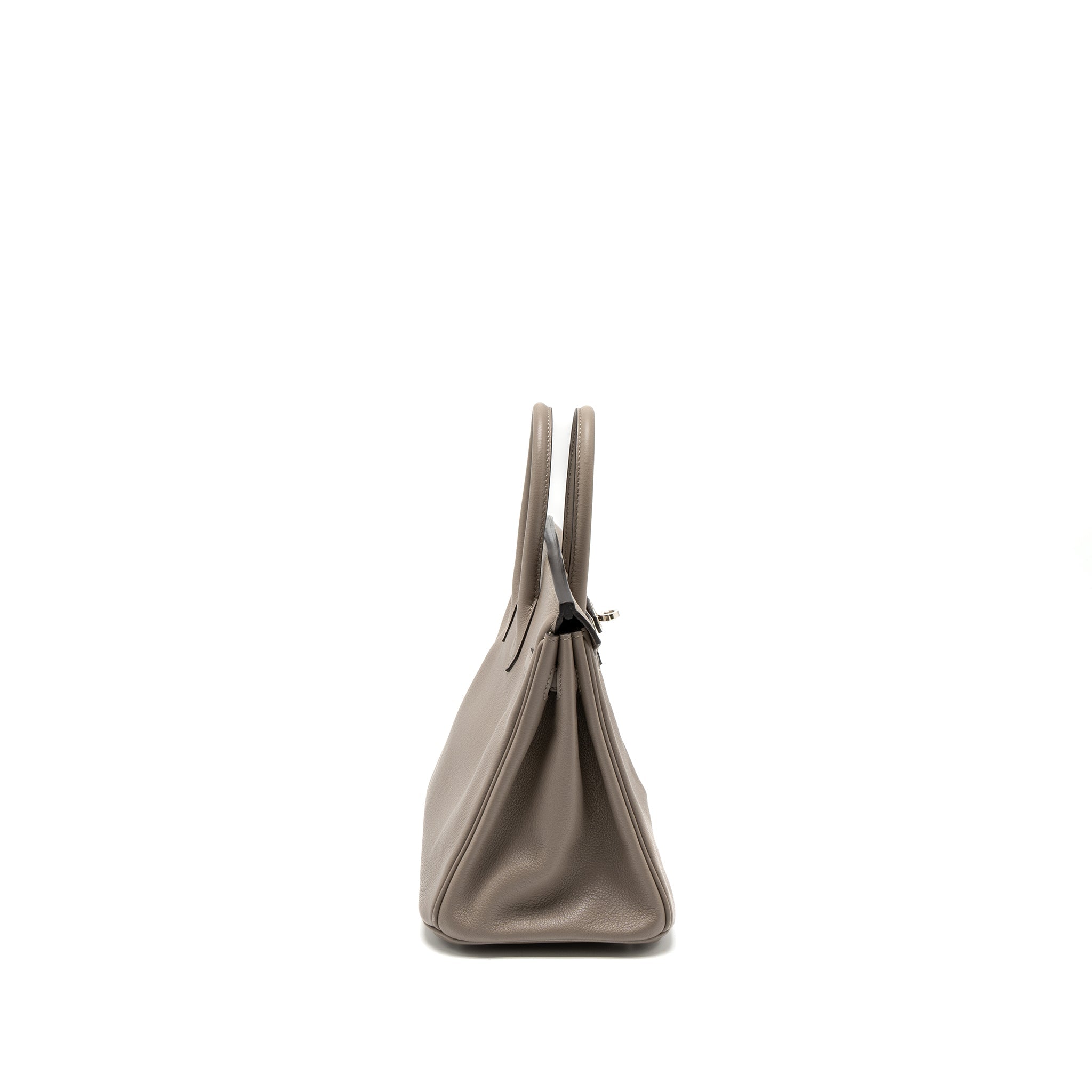 HERMES BIRKIN 25 TAURILLON NOVILLO M8 GRIS ASPHALTE SHW