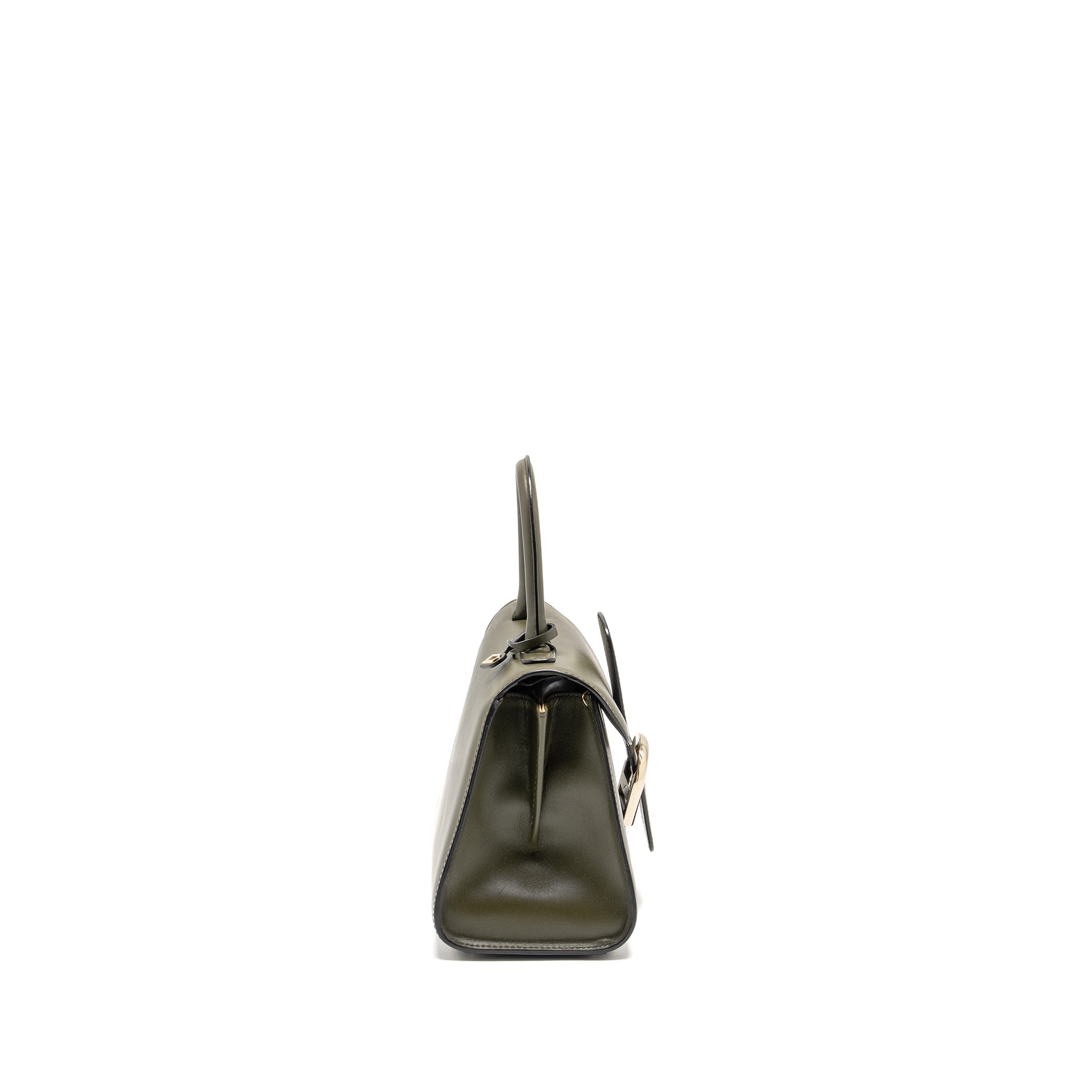 DELVAUX MINI BRILLIANT BAG CALFSKIN OLIVE LGHW