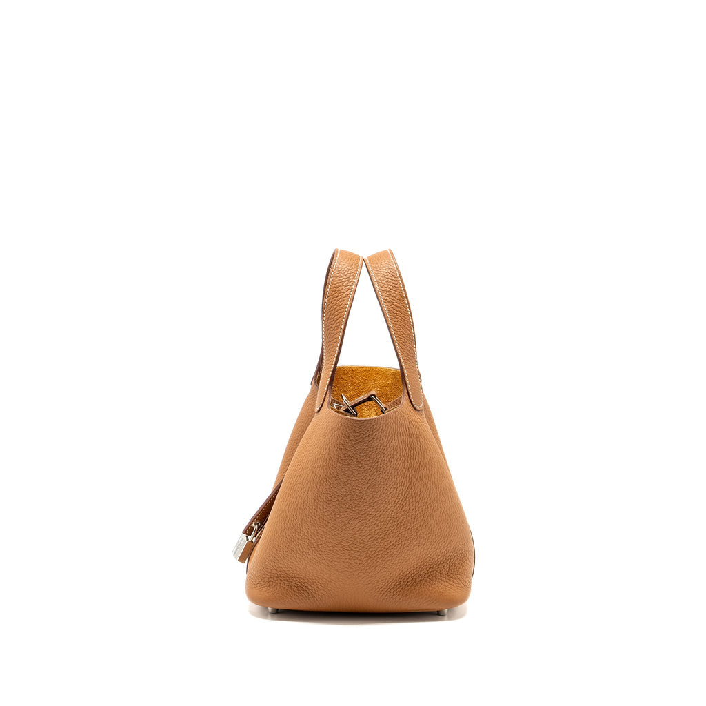 HERMES PICOTIN 18 LOCK BAG CLEMENCE GOLD SHW