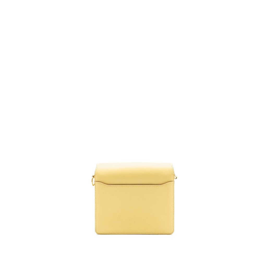 HERMES MINI ROULIS SWIFT 1Z JAUNE POUSSIN GHW