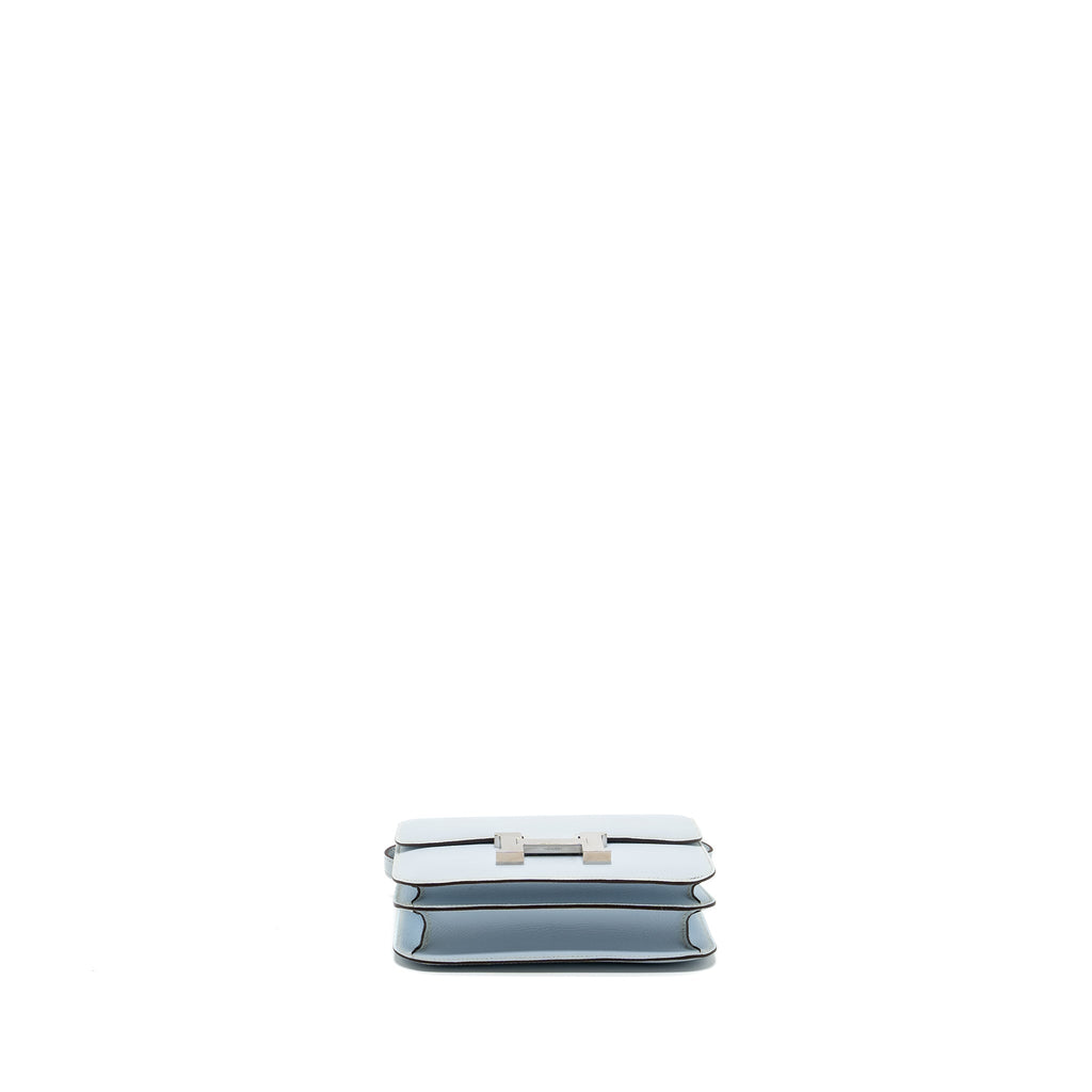 HERMES MINI CONSTANCE EPSOM BLUE BRUME SHW