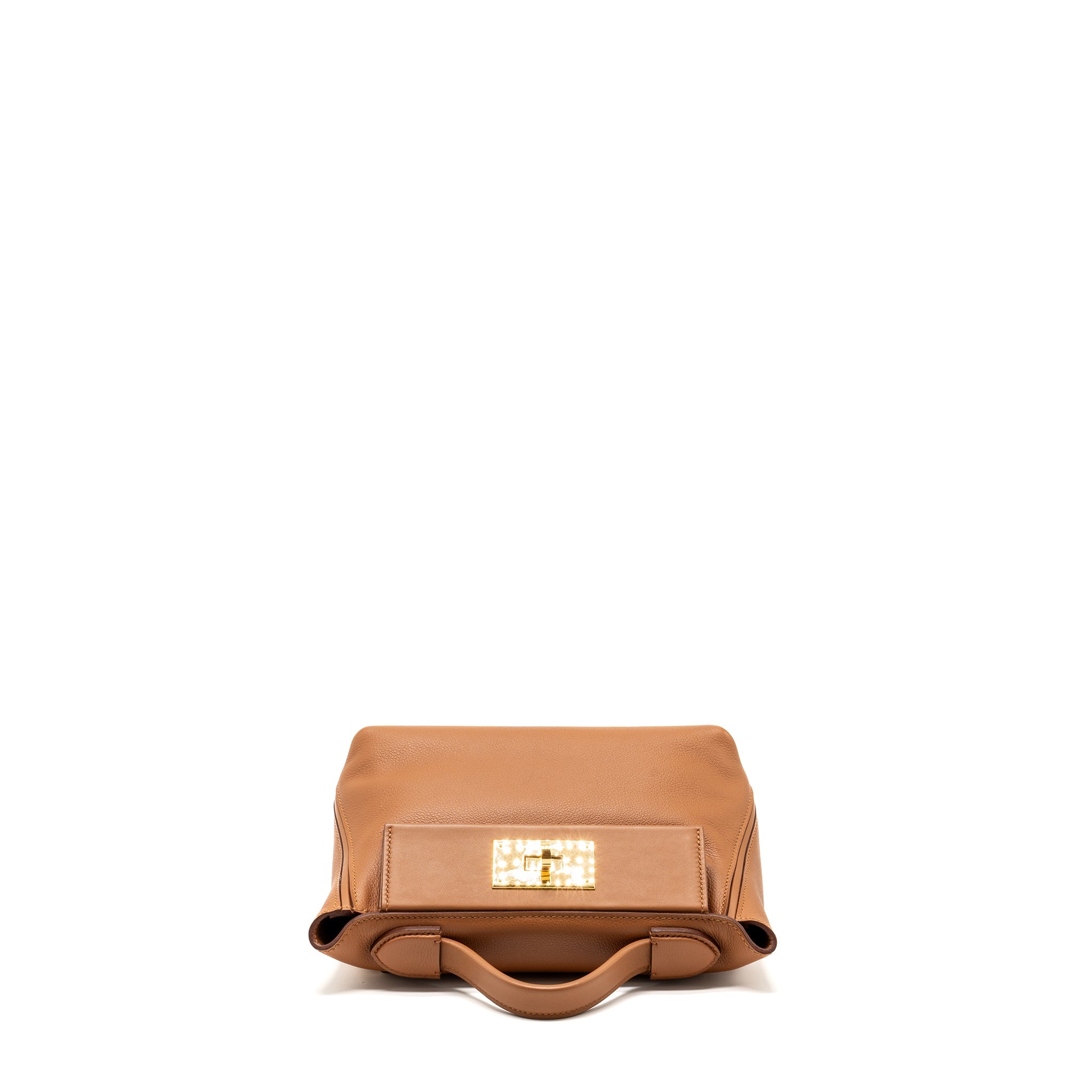 HERMES MINI 24/24 2424-21 BAG EVERCOLOR / SWIFT GOLD GHW
