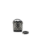LOUIS VUITTON NANO NOE JACQUARD DENIM BLACK MULTICOLOUR SHW (NEW VERSION)