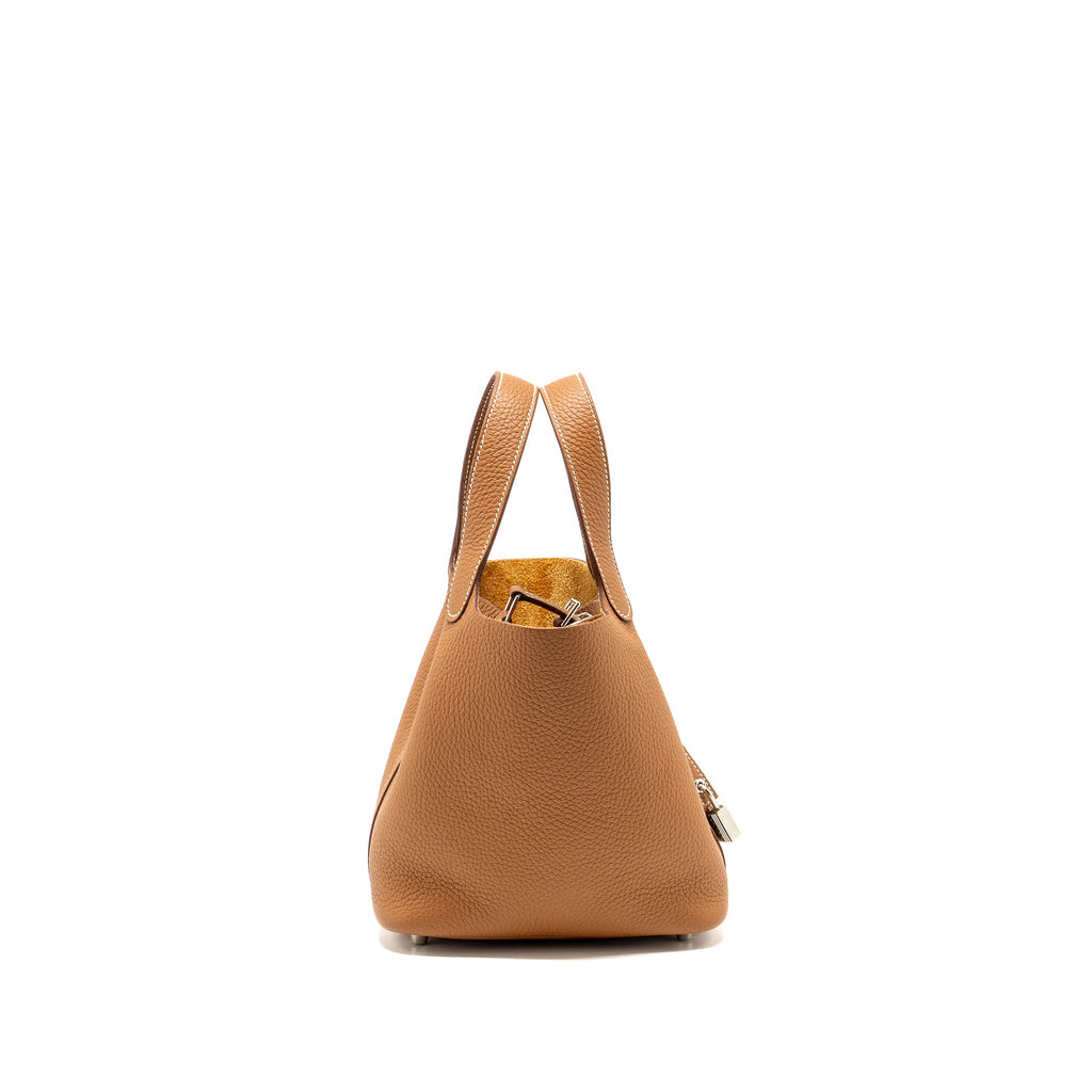 HERMES PICOTIN 18 LOCK BAG CLEMENCE GOLD SHW