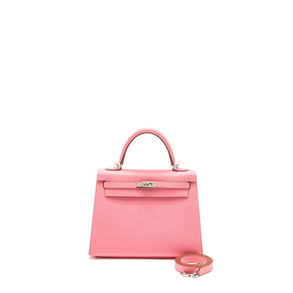 HERMES KELLY 25 EPSOM 1Q ROSE CONFETTI SHW