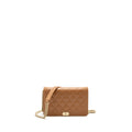 CHANEL BOY WALLET ON CHAIN CAVIAR LIGHT CARAMEL LGHW (MICROCHIP)